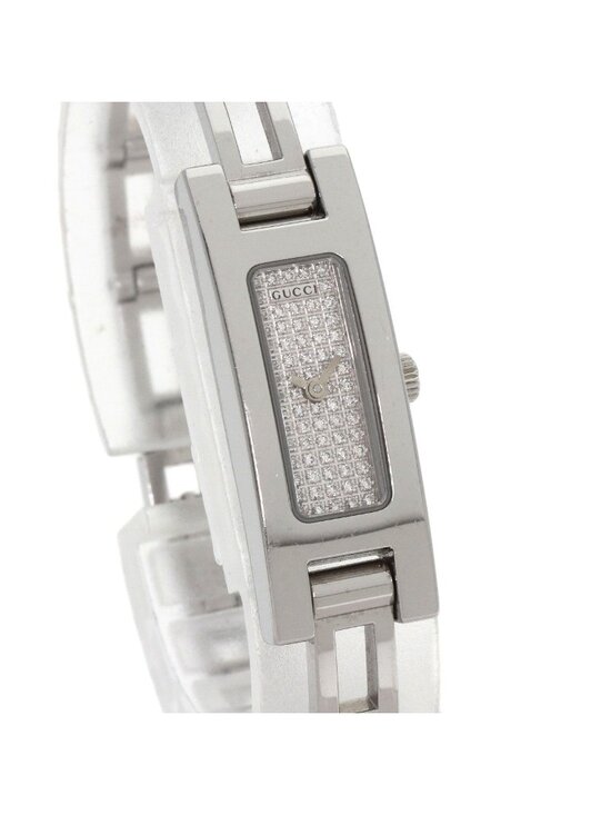 Gucci Square Face Dial Diamond Watch SS main image 6